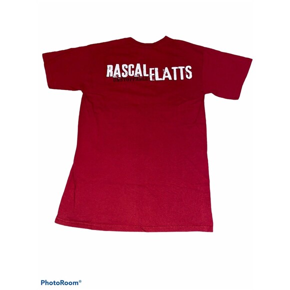 Rascal Flatts - Red Shirt. Unstoppable Tour Concert T-Shit. Size Small - Picture 2 of 3